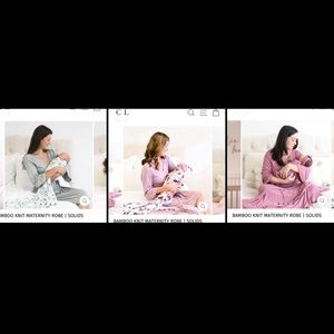 Caden lane - BAMBOO KNIT MATERNITY ROBEs lot